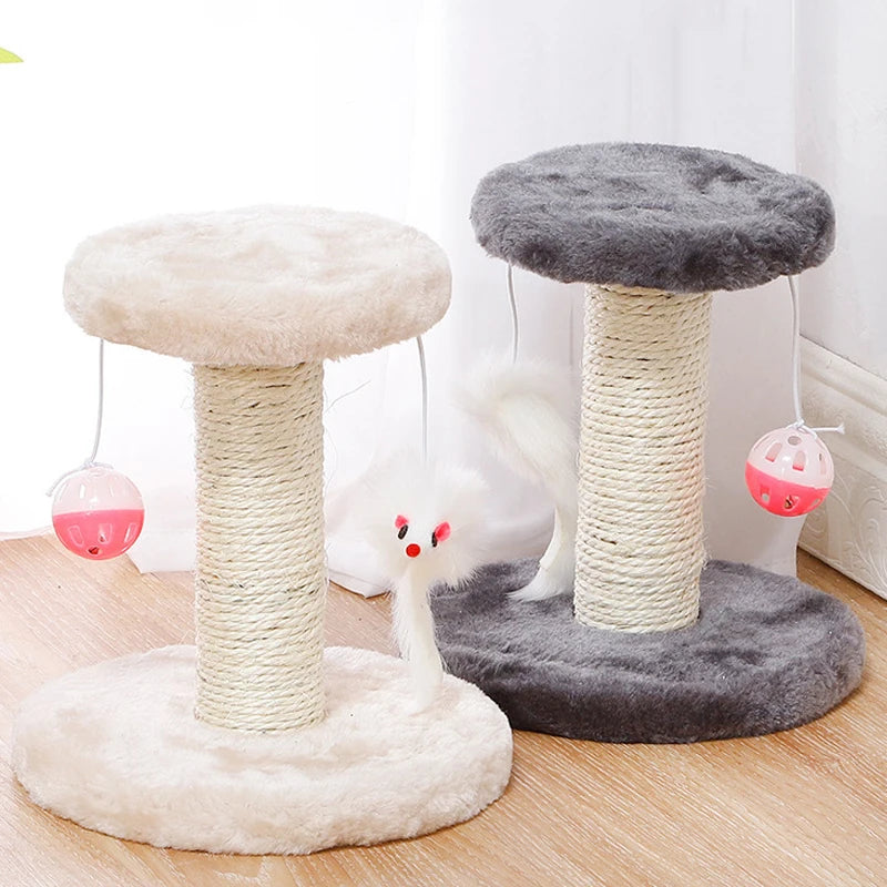 Mystery Paw Sisal Cat Scratcher & Interactive Play Post