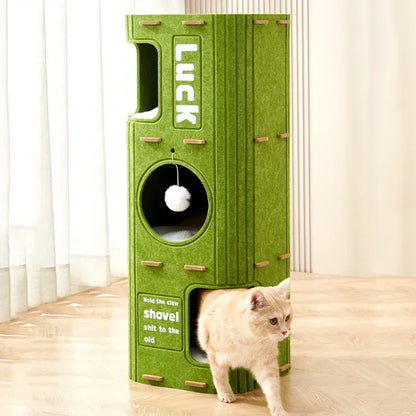 Mystery Paw Multi-layer Cat House & Climbing Frame