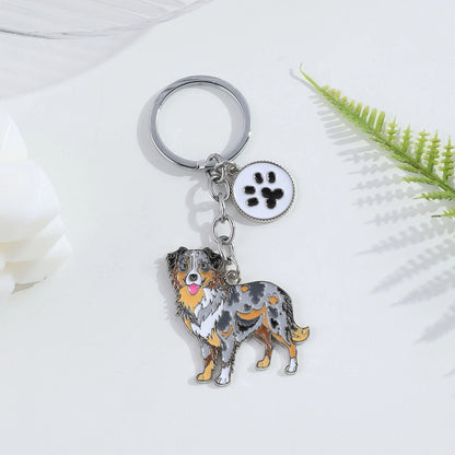 Charming German Shepherd Keychain for Dog Lovers