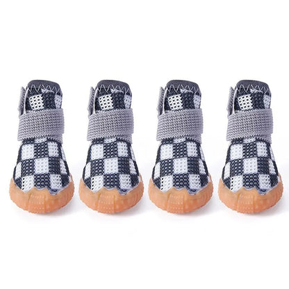 Paw-some Summer Dog Shoes: Breathable Anti-Slip Booties