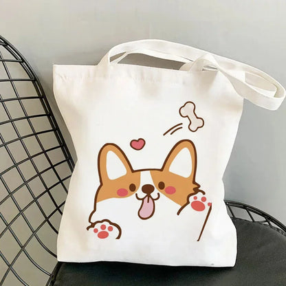 Dachshund Delight Eco-Friendly Canvas Tote Bag for Pet Lovers