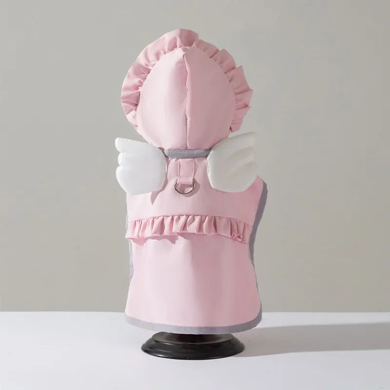 Angel Raincoat for Small Dogs - Waterproof & Stylish