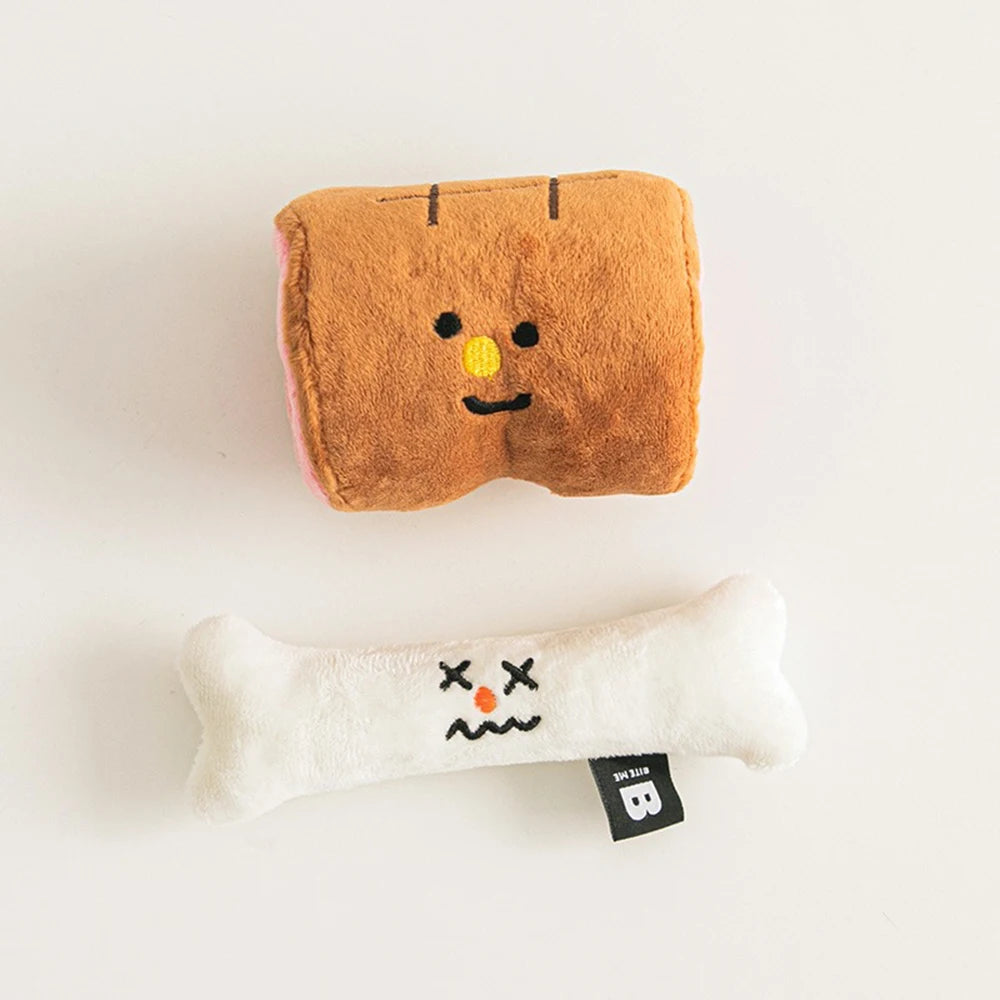 Mystery Paw Interactive Sniff & Chew Plush BBQ Dog Toy