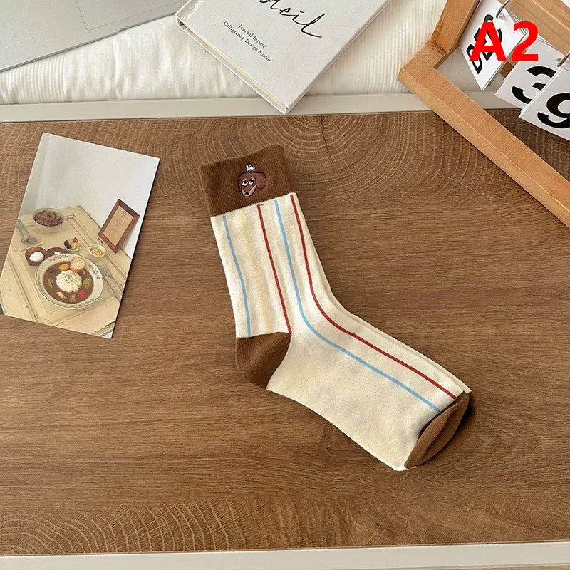 Playful Cartoon Sausage Dog Socks for Pet Lovers