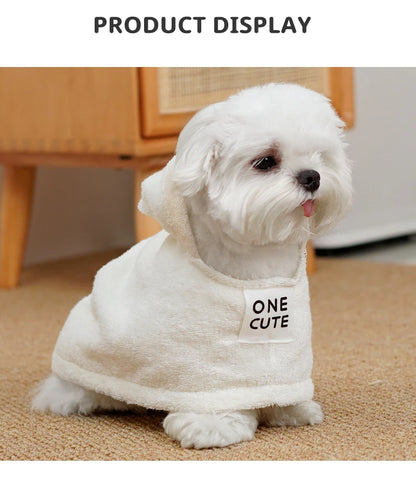 Mystery Paw Super Absorbent Bathrobe for Cats and Dogs