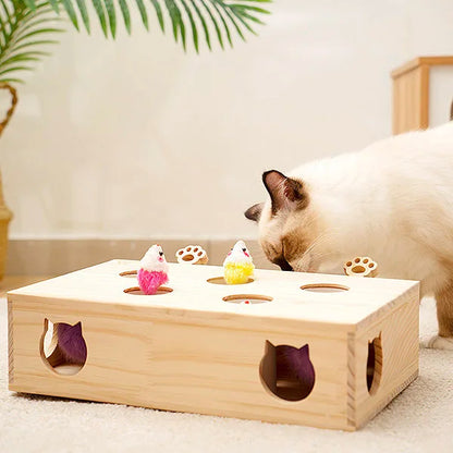 Mystery Paw's Whack-a-Mole Interactive Cat Toy