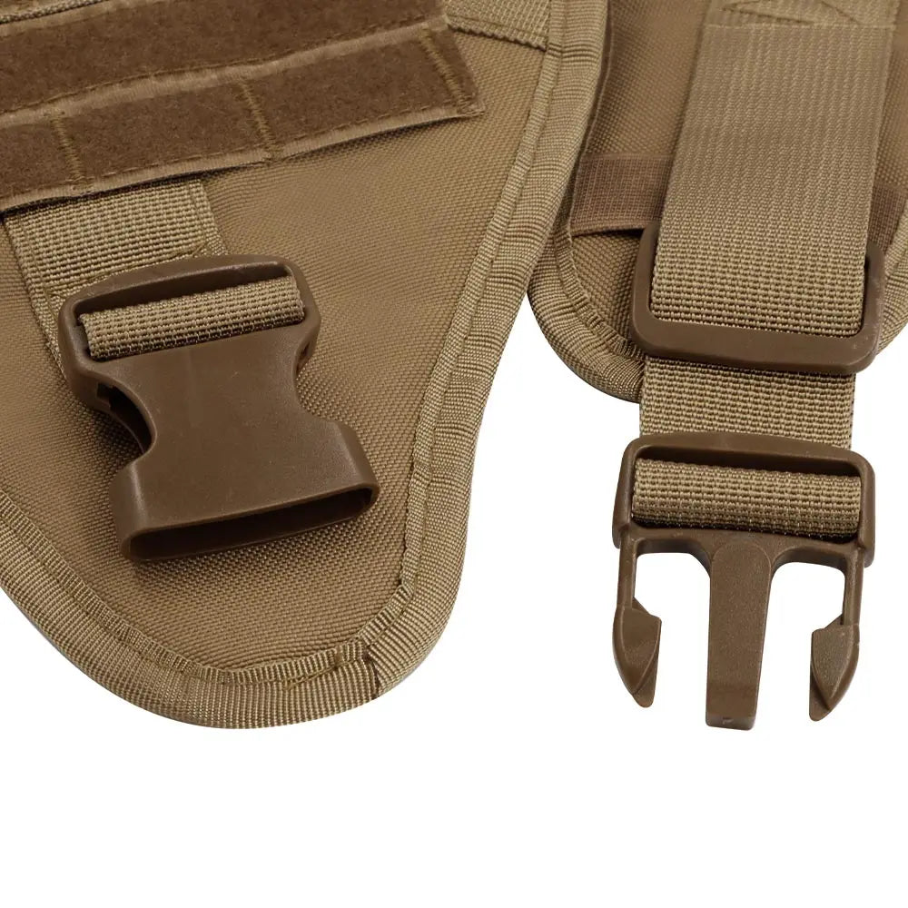 PETRAVEL Adjustable Military Grade Vest Dog Harness