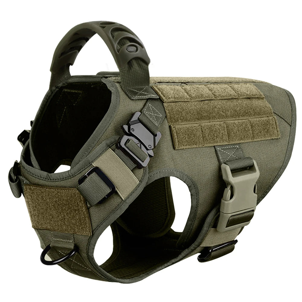PETRAVEL Adjustable Military Grade Vest Dog Harness