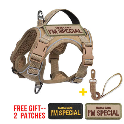Tactical Reflective No-Pull Puppy Vest Harness - Mystery Paw