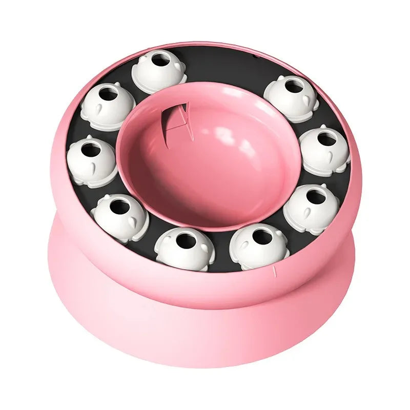 Interactive Cat Puzzle Feeder Bowl - Slow Down Mealtime Fun!