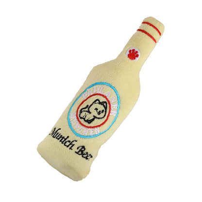 Mystery Paw Funny Bottle Plush Catnip Toy - Crinkle & Mint Fun for Cats!