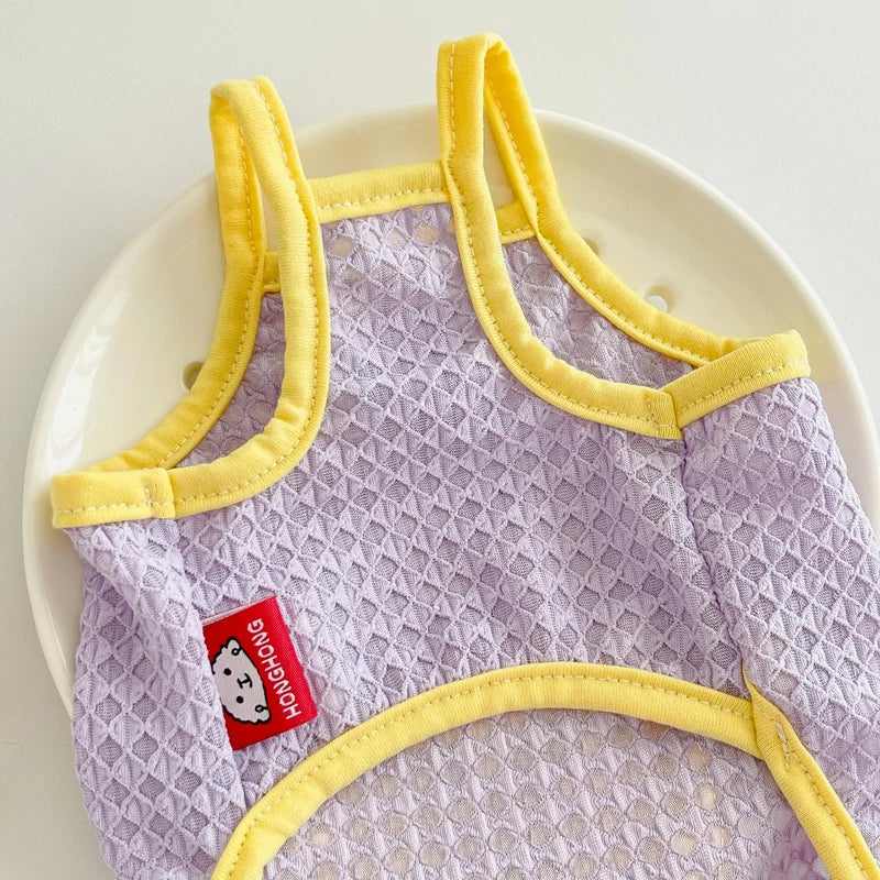 Adorable Summer Doggie Harness Vest Costumes