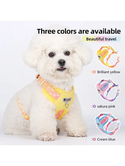 Mystery Paw Colorful Gradient Dog Harness - No Pull & Breathable