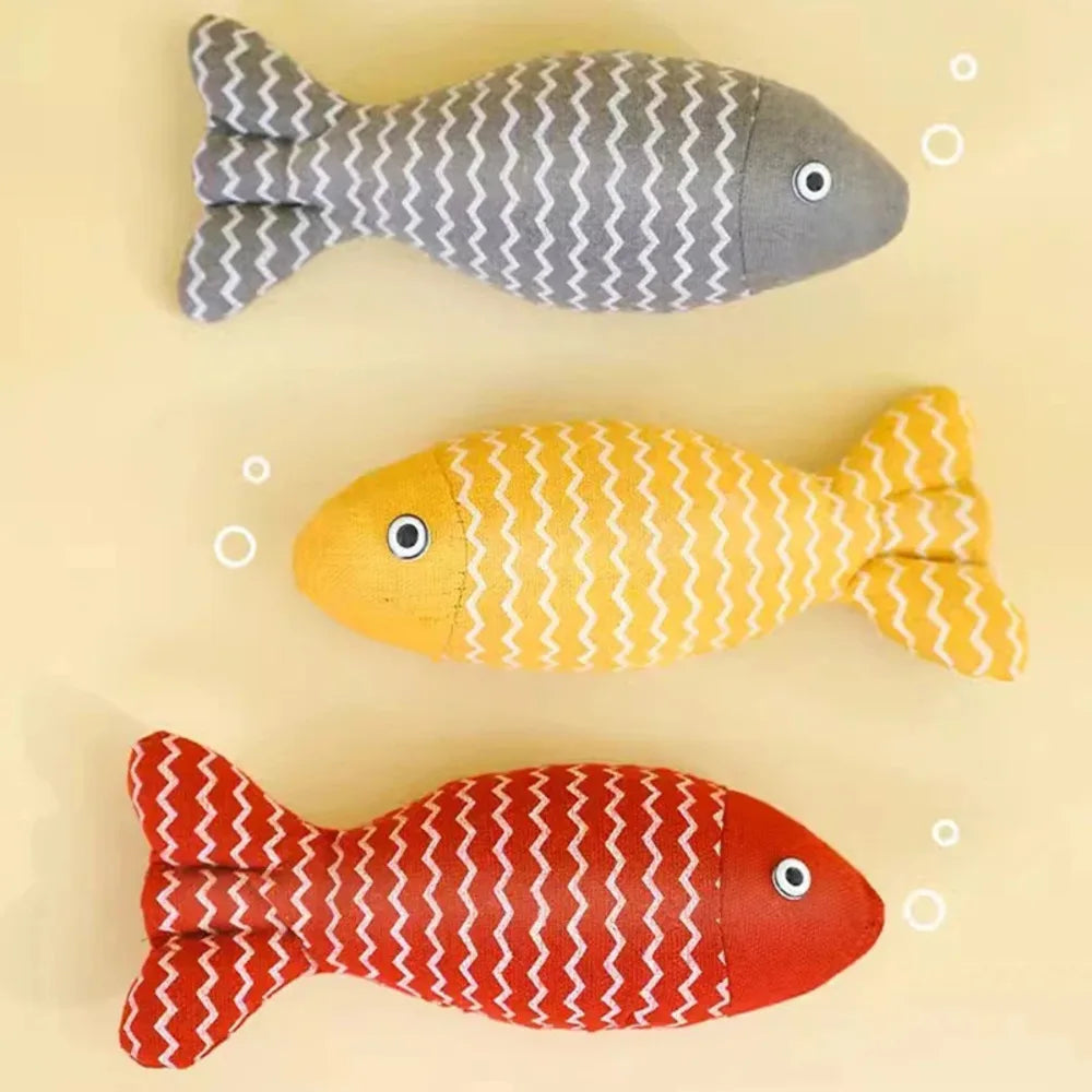 Mystery Paw Catnip Kicker Fish Toy – Interactive Chew Toy for Happy, Healthy Cats