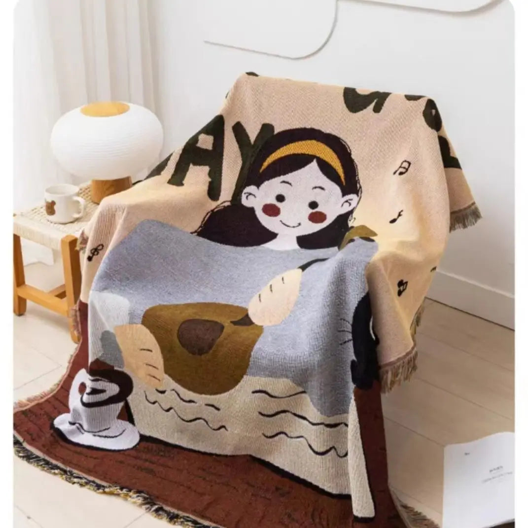 Mystery Paw All-Season Sofa Cover Blanket