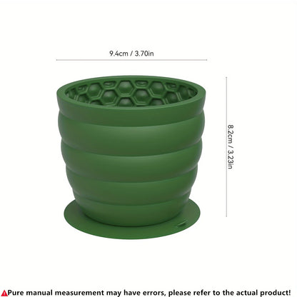 Silicone Slow Feeder Dog Bowl - Anti-Slip Design for Healthy Digestion