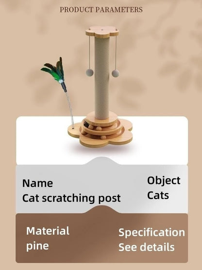 Mystery Paw Cat Turntable with Scratching Board & Toys