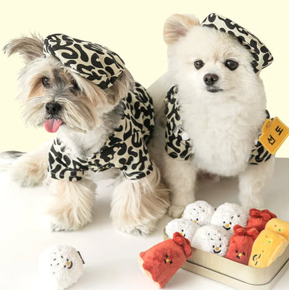 Korean Bento Style Squeaky Toy Set for Dogs - Mystery Paw