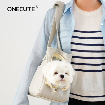 Mystery Paw Breathable Dog Carrier Bag - Travel in Style!