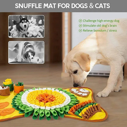 Mystery Paw Snuffle Mat: Slow Feeder & Enrichment for Dogs
