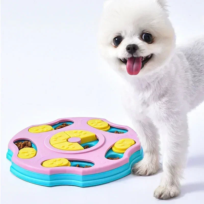 Interactive Dog Puzzle Feeder - Enrich Mealtime Fun!