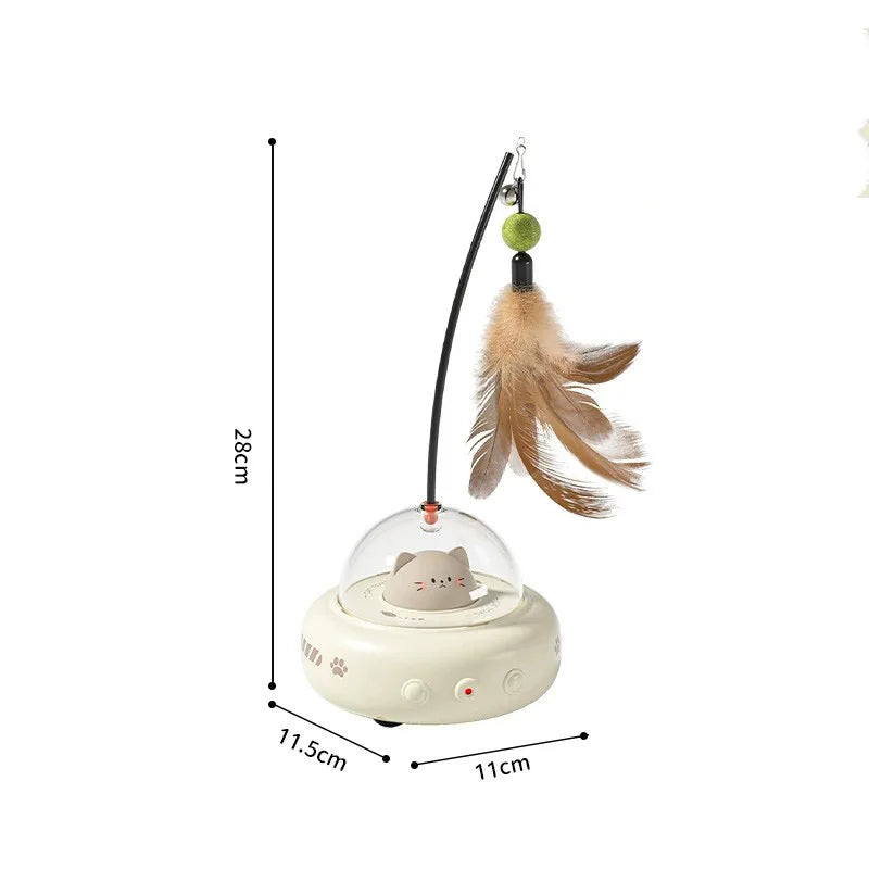Mystery Paw Electric Feather Teaser – The Ultimate Interactive Toy for Cats