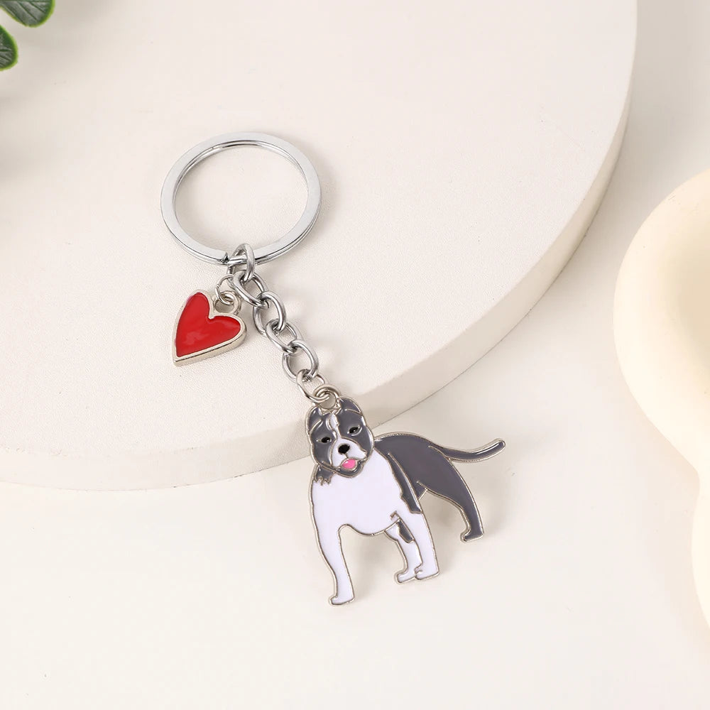 Charming Dachshund & Bulldog Dog Keychains - Perfect Pet Lover Gifts