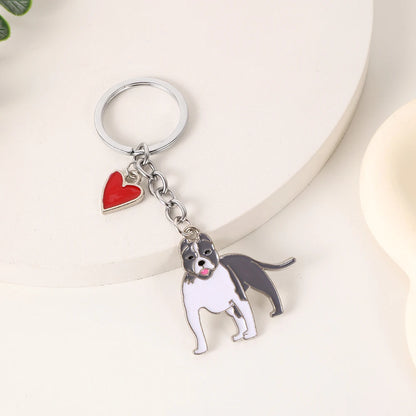 Charming Dachshund & Bulldog Dog Keychains - Perfect Pet Lover Gifts