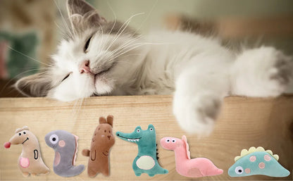 Mystery Paw 6-Pack Catnip Chew Toys for Happy Kittens