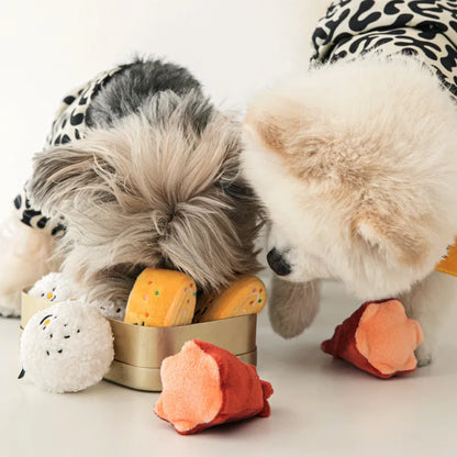 Korean Bento Style Squeaky Toy Set for Dogs - Mystery Paw