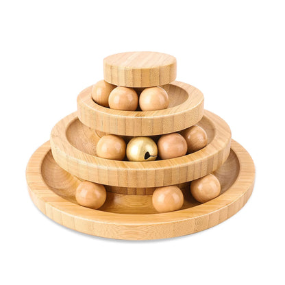 Mystery Paw Cat Rotary Play Ball - Interactive Fun for Felines!
