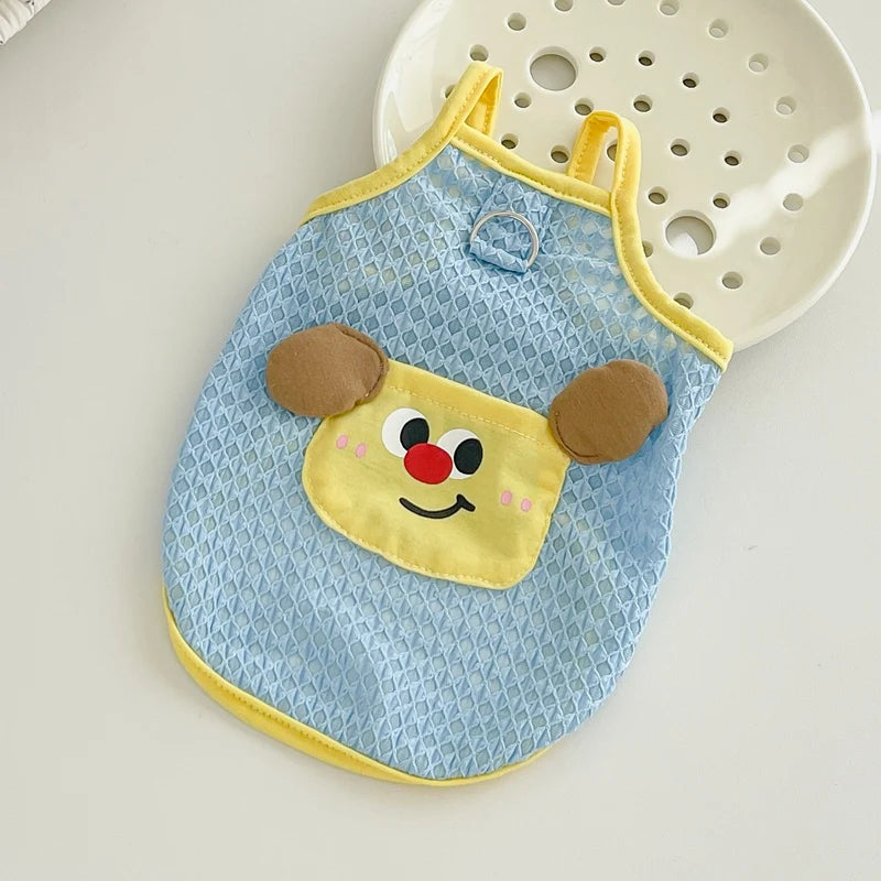 Adorable Summer Doggie Harness Vest Costumes