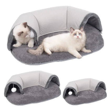 Mystery Paw Ellipses Cat Tunnel Interactive Play Toy & Bed