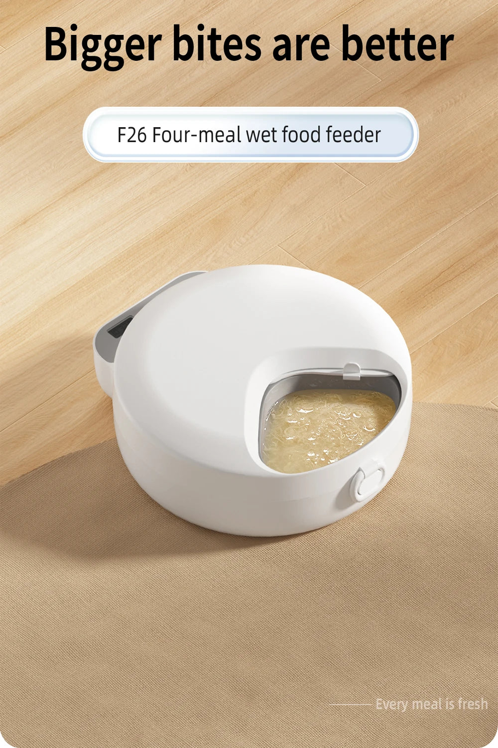 Mystery Paw 4-Meal Automatic Pet Feeder: Fresh Meals for Cats & Dogs