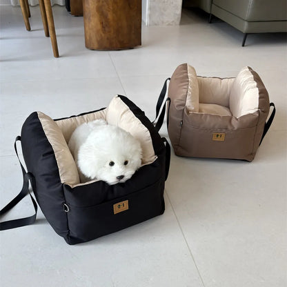 Eco-Friendly Dual-Use Pet Car Seat & Cozy Nest