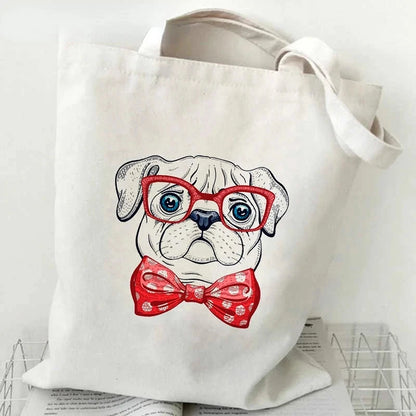 French Bulldog Fashion Canvas Tote - Cute & Versatile