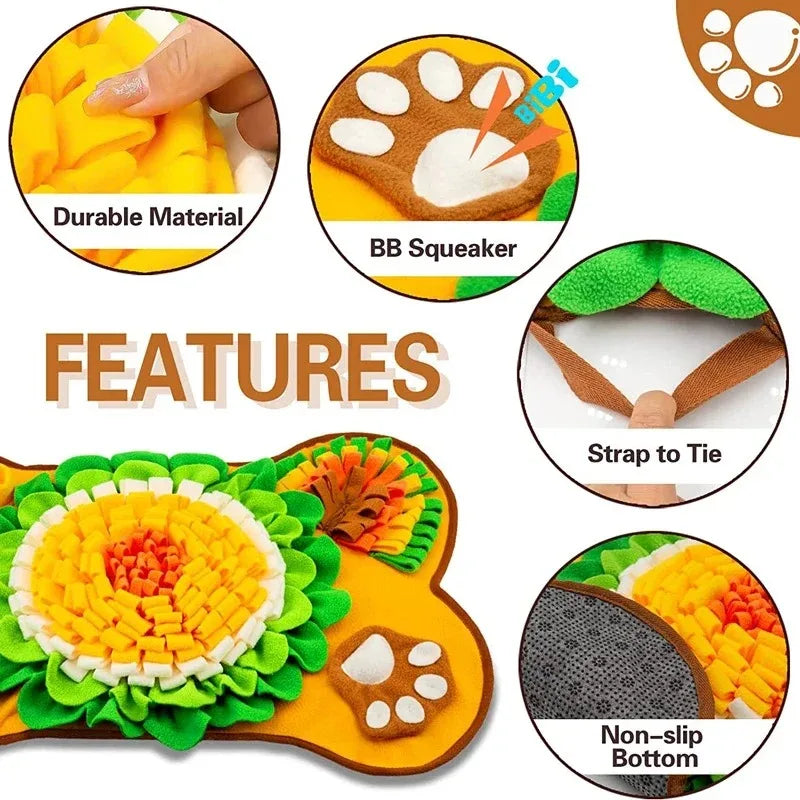 Mystery Paw Snuffle Mat: Slow Feeder & Enrichment for Dogs