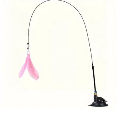 Mystery Paw Rainbow Cat Teaser Wand - Interactive Fun for Felines!
