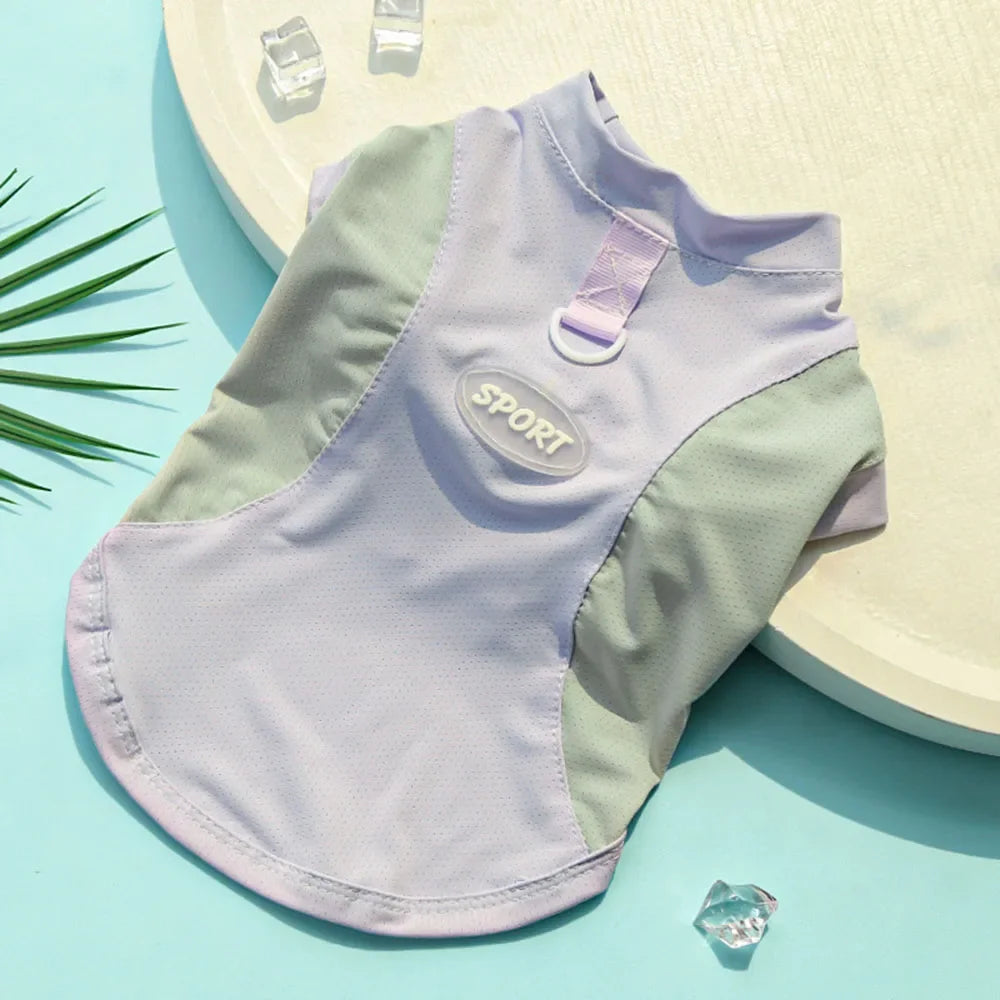 Kawaii Summer Cool Dog Vest - Breathable & Stylish Sun Protection