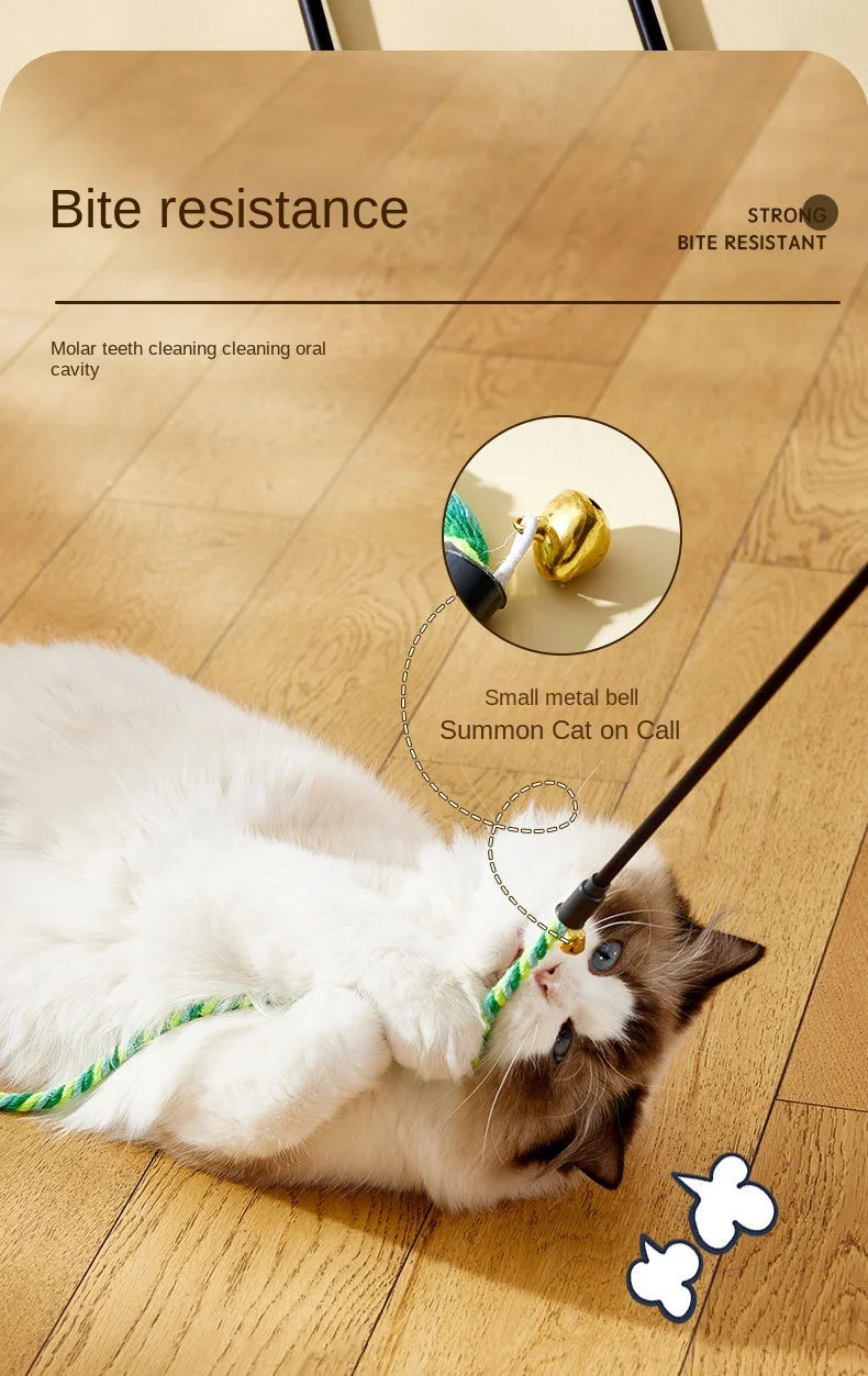 Mystery Paw Feather Frenzy Interactive Cat Teaser Wand
