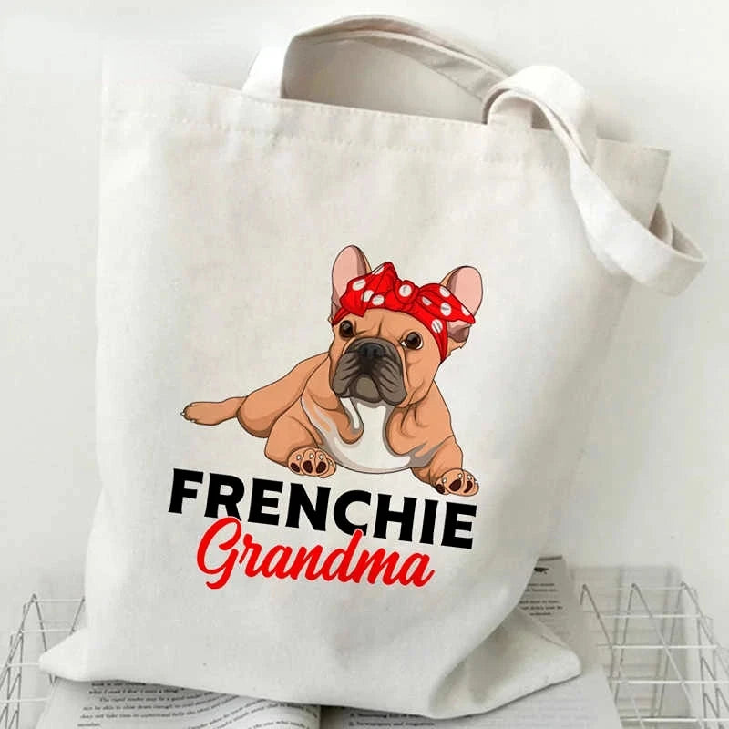 French Bulldog Fashion Canvas Tote - Cute & Versatile