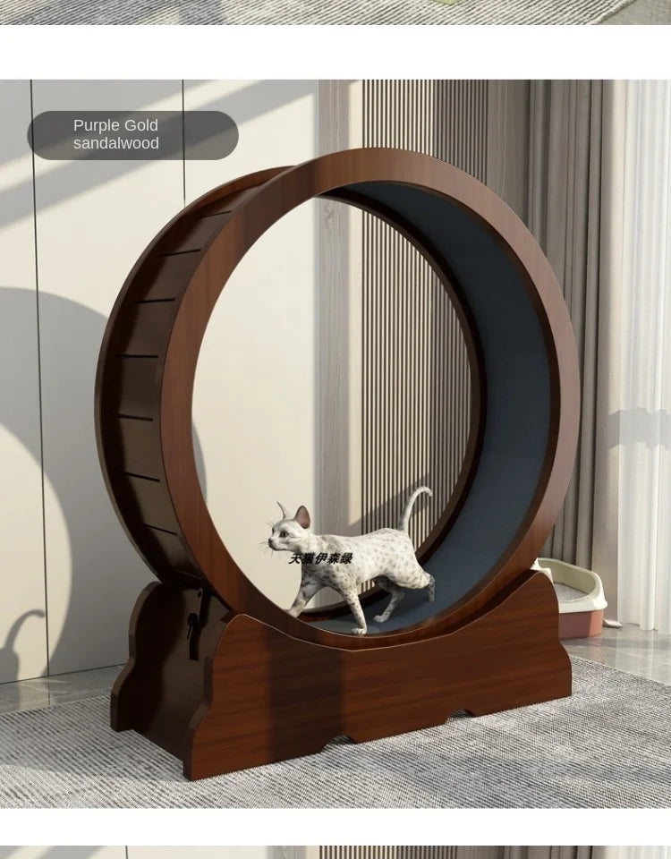 Eco-Friendly Cat Running Wheel - The Ultimate Exercise Equipment for Happy Cats