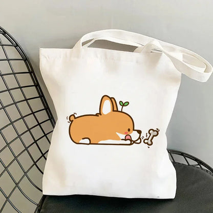 Dachshund Delight Eco-Friendly Canvas Tote Bag for Pet Lovers