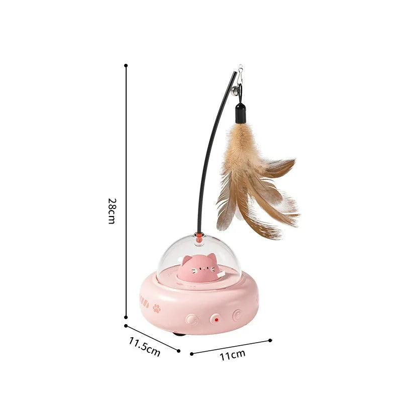 Mystery Paw Electric Feather Teaser – The Ultimate Interactive Toy for Cats
