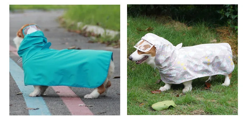 Mystery Paw Waterproof Dog Raincoat - Perfect for Any Adventure!