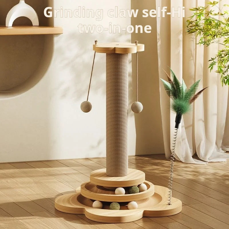 Mystery Paw Cat Scratcher & Play Turntable