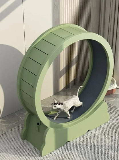 Eco-Friendly Cat Running Wheel - The Ultimate Exercise Equipment for Happy Cats