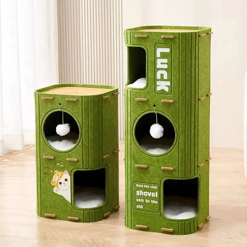 Mystery Paw Multi-layer Cat House & Climbing Frame