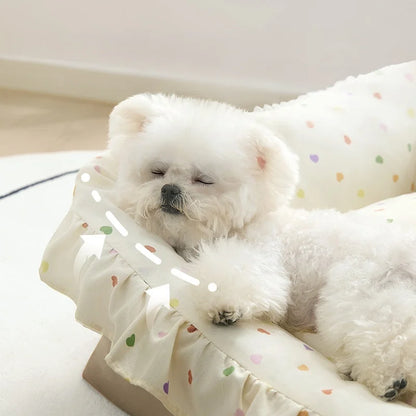 Mystery Paw Cozy Nest Dog Bed - Perfect Comfort for Your Small to Medium Pets!