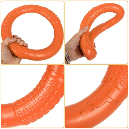 Mystery Paw Indestructible Dog Flying Disc - Ultimate Fetch Fun!